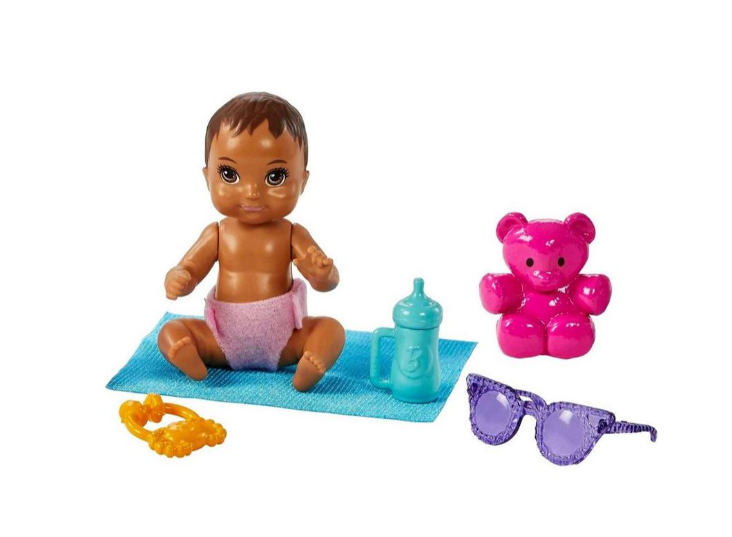 Barbie Skipper Babysitters Inc. Doll & Accessory - Black Hair & Stroller