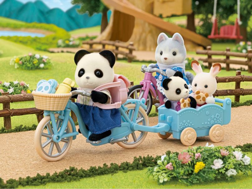 Sylvanian Families Cycle & Skate Accessories Set - Panda Girl - Toyworld NZ