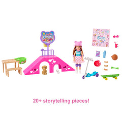 Barbie Chelsea Skatepark Playset
