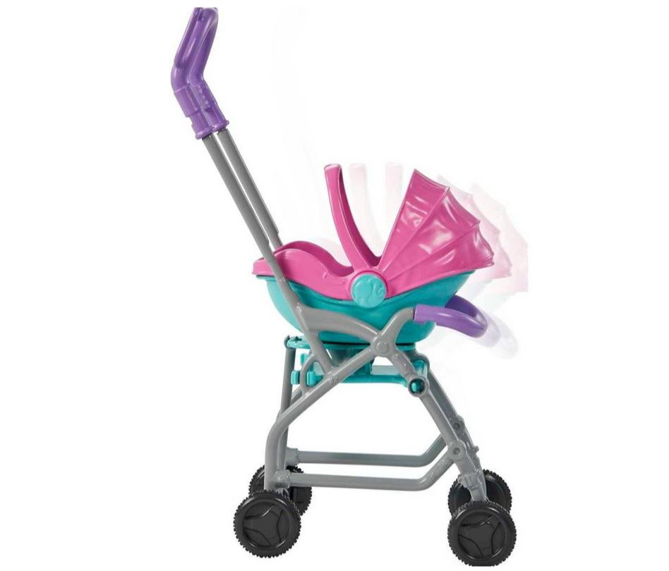 Barbie Skipper Babysitters Inc. Doll & Accessory - Black Hair & Stroller