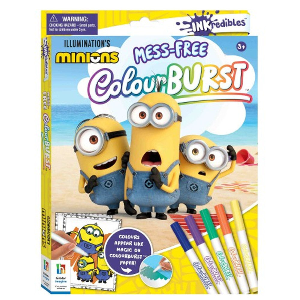 Inkredibles Colour Burst Minions Magic Ink Pictures.