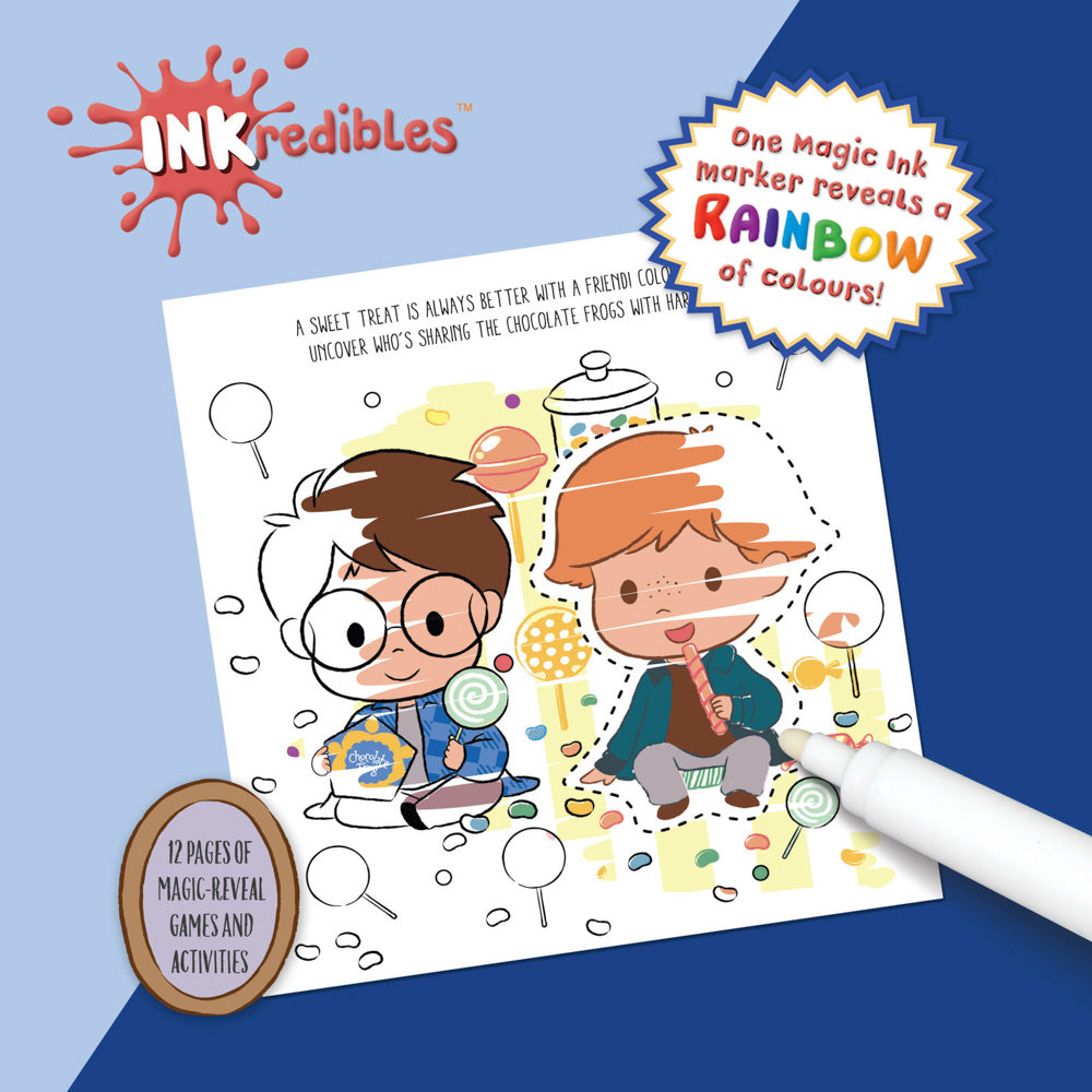 Inkredibles Harry Potter Magic Ink Pictures colouring in pages.