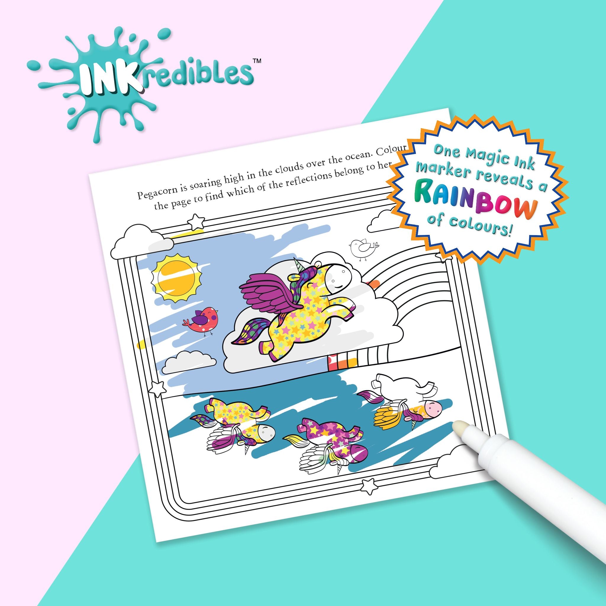 Inkredibles Magic Ink Pictures: Unicorns And Friends