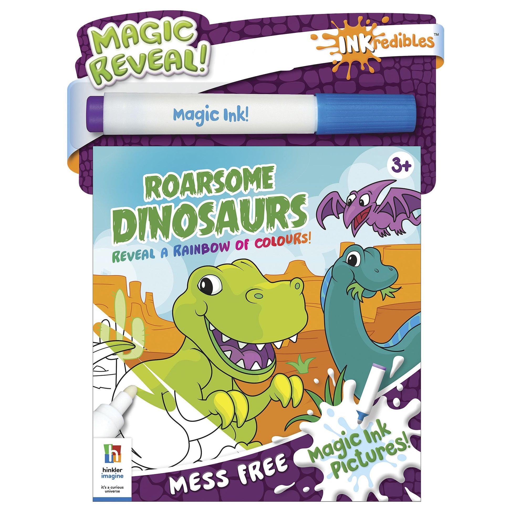 Inkredibles Magic Ink Pictures: Roarsome Dino - Toyworld NZ