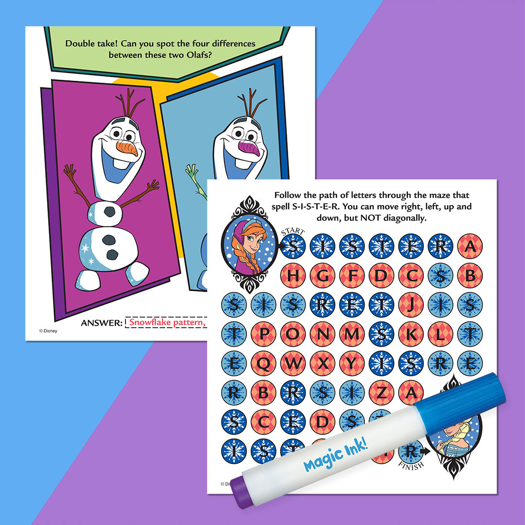 Inkredibles Frozen Magic Ink Pictures