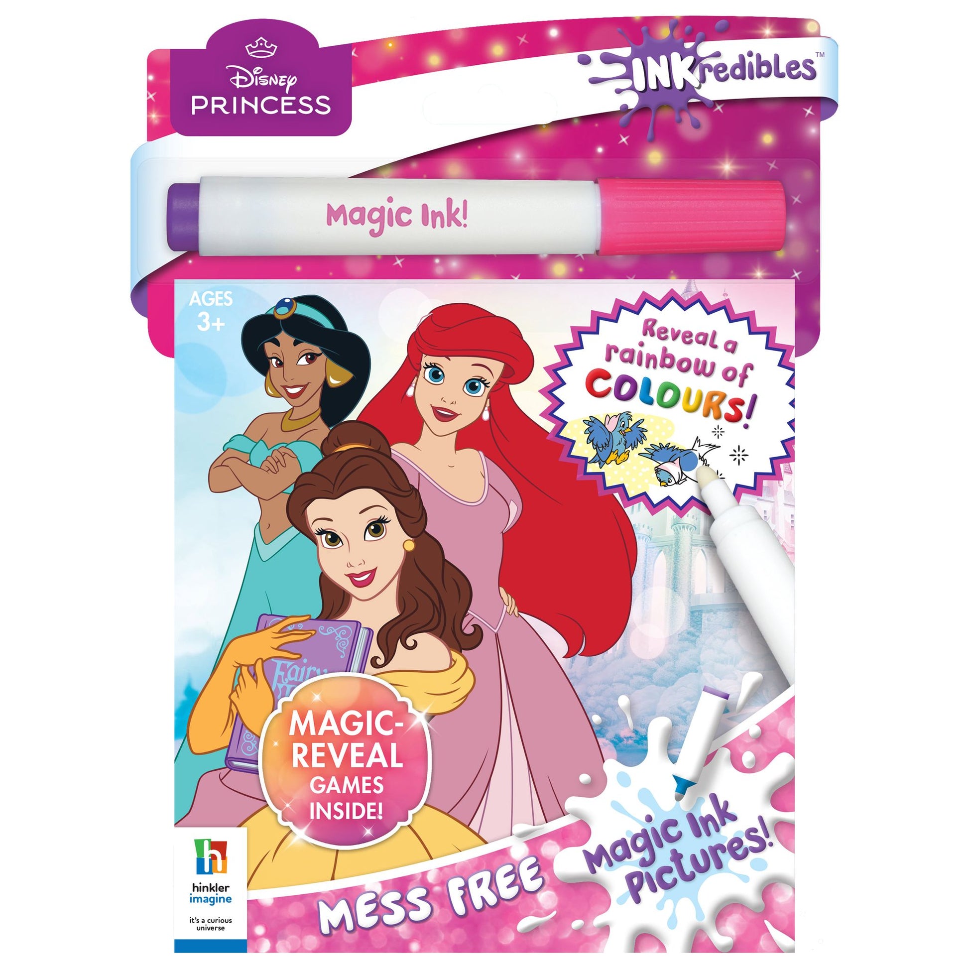 Inkredibles Disney Princess Magic Ink Pictures - Toyworld NZ