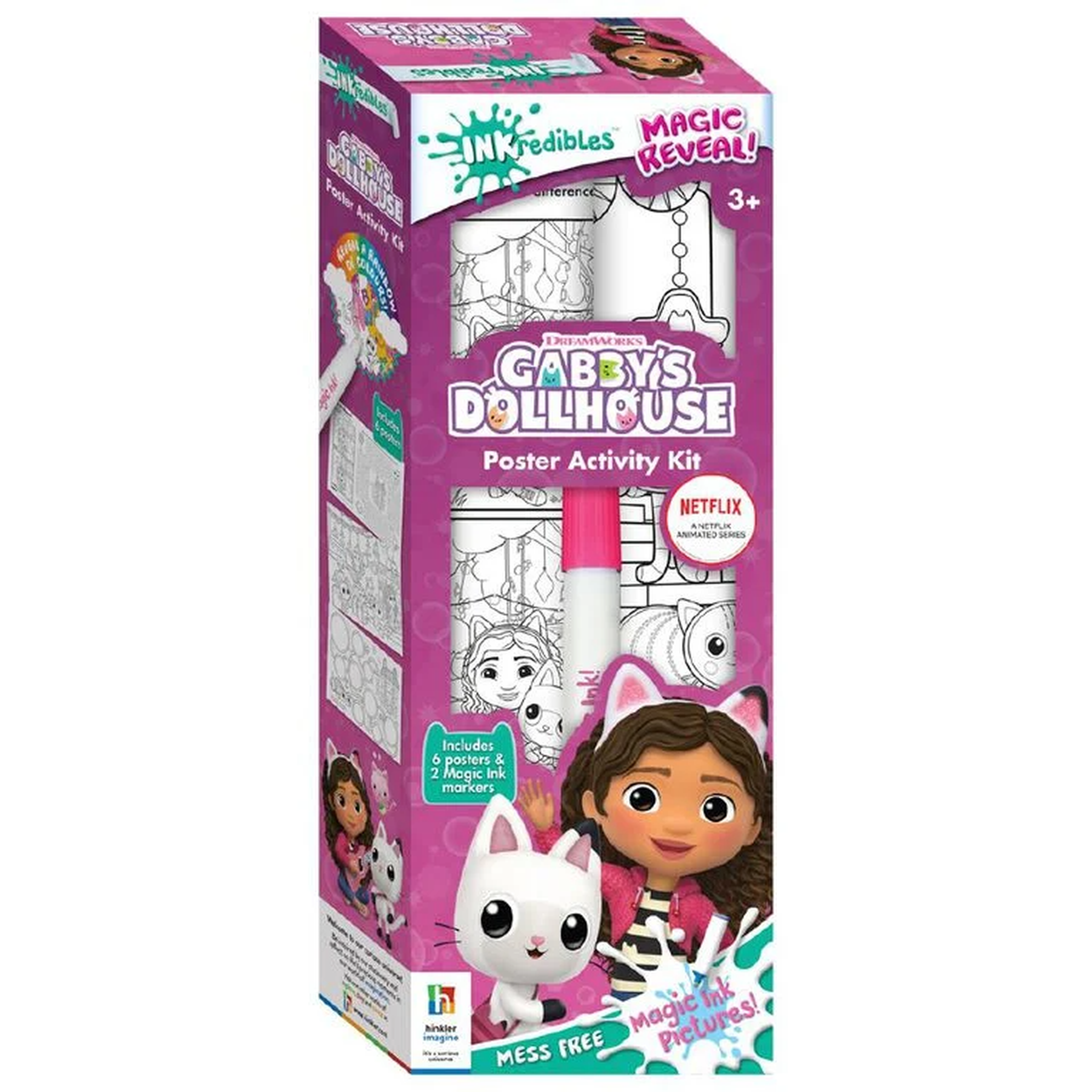 Inkredibles Gabby's Dollhouse Poster Activity Kit