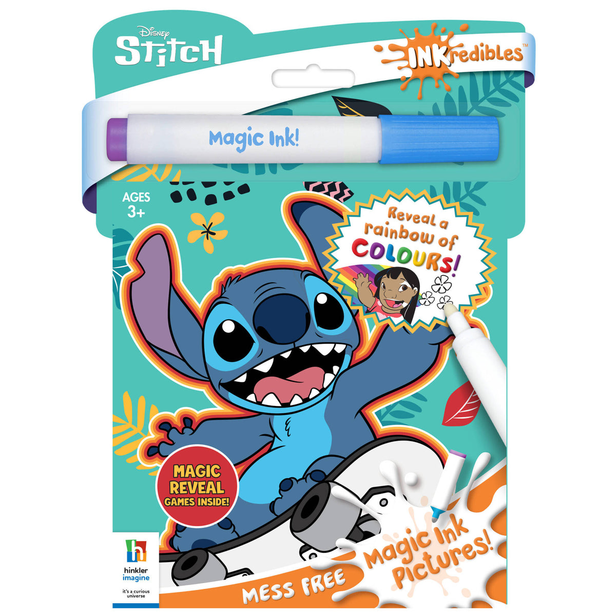 Inkredibles Magic Ink Lilo & Stitch Coloring Pictures.