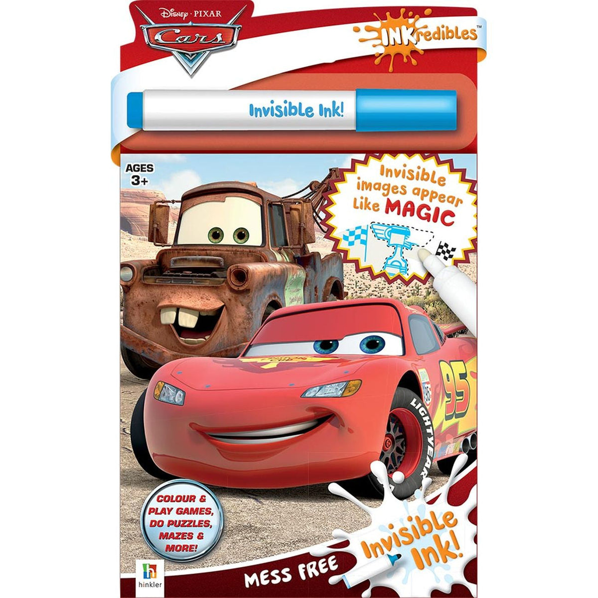 Inkredibles Disney Cars Invisible Ink – Toyworld NZ