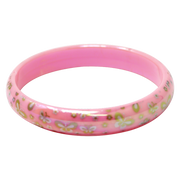 Pink Poppy Butterfly Shimmer Bangle