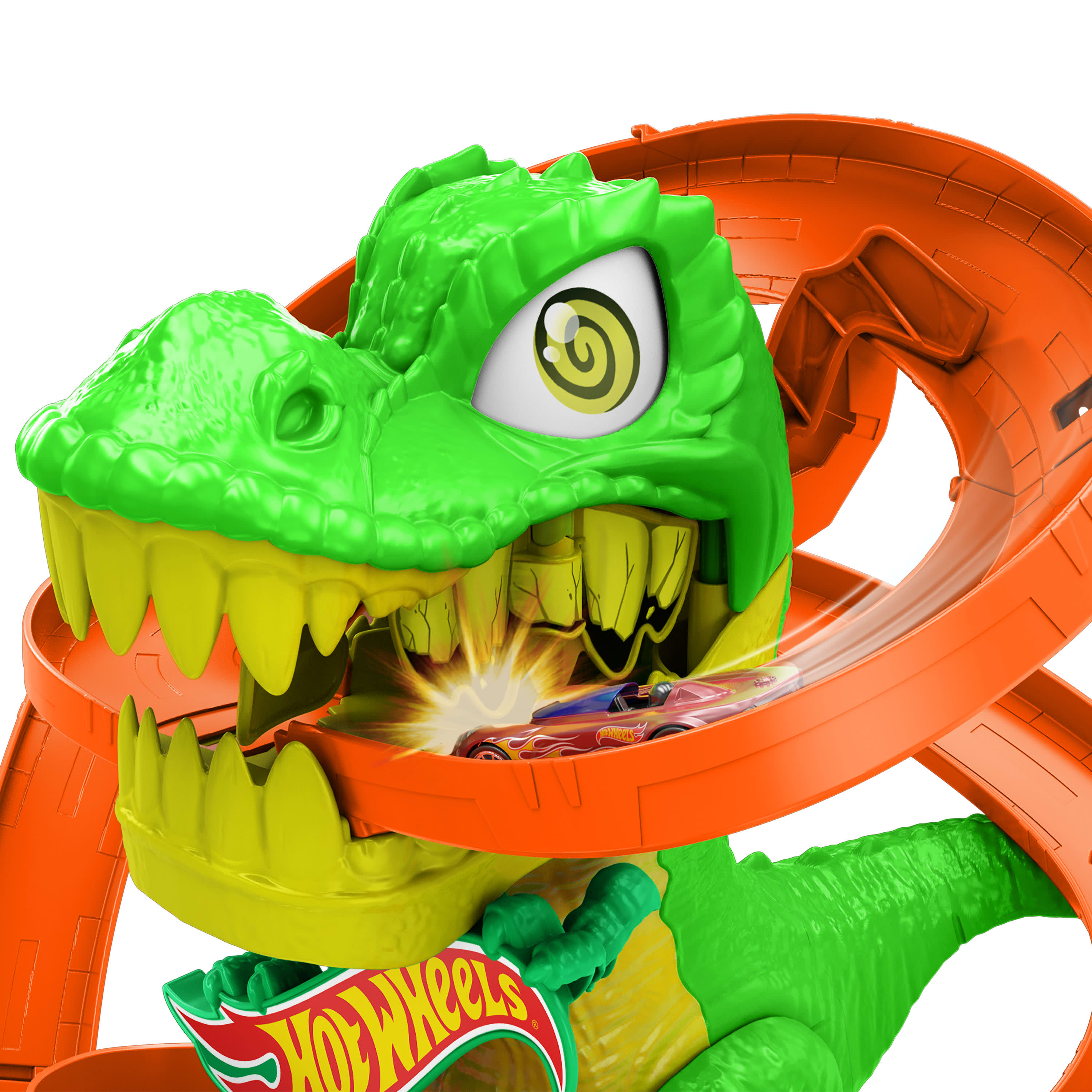 Hot Wheels City T-Rex Blaze Battle Playset