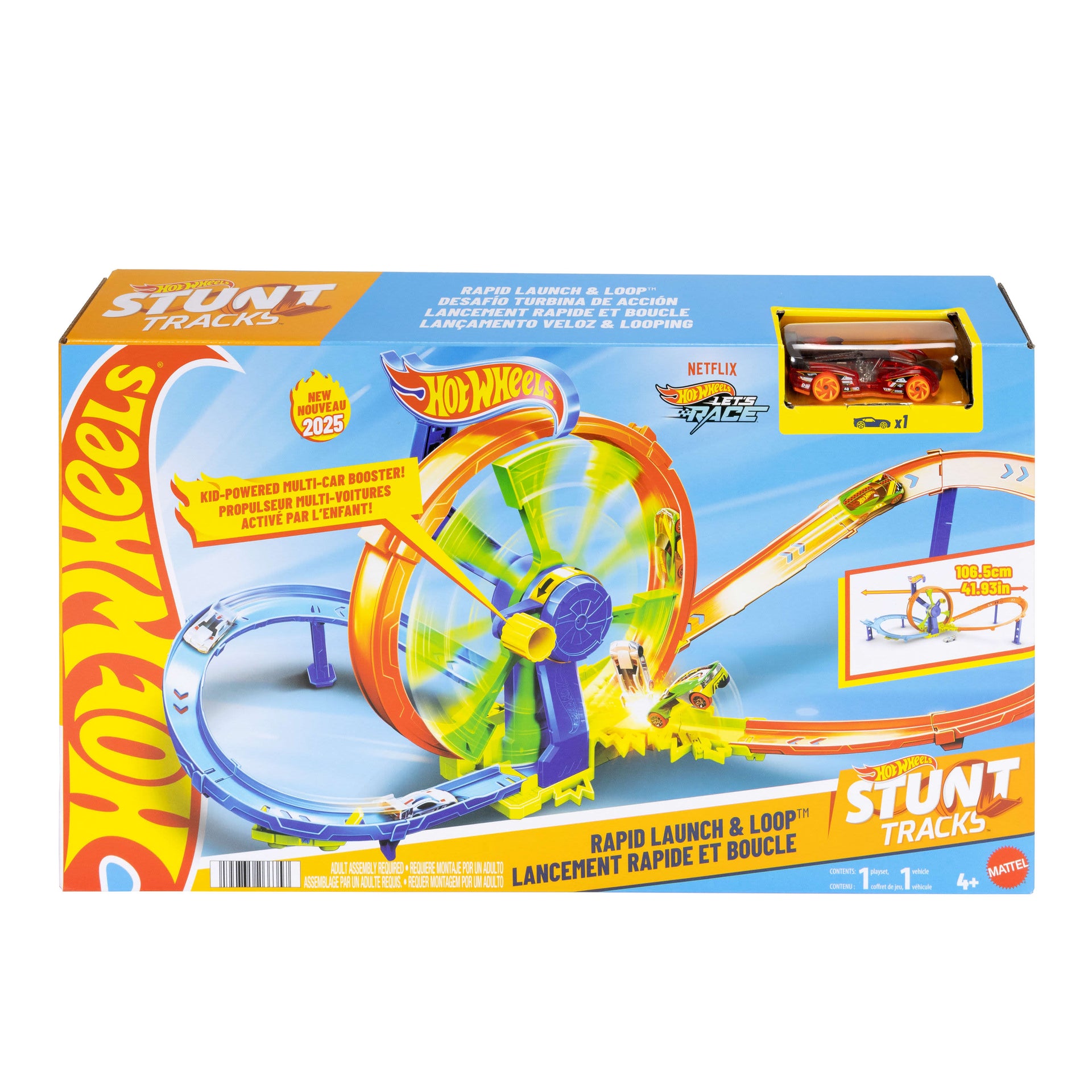 Hot Wheels Stunt Tracks Rapid Launch Loop Playset – Toyworld NZ