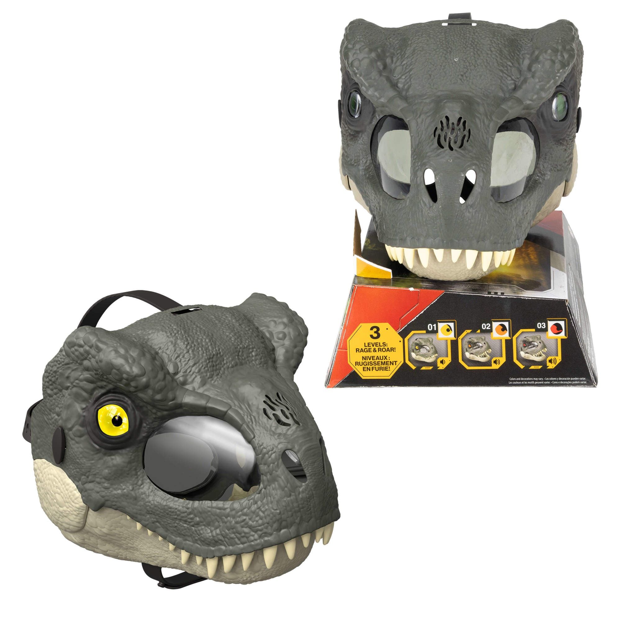 Jurassic World Rebirth Rage N Roar Tyrannosaurus Rex Mask