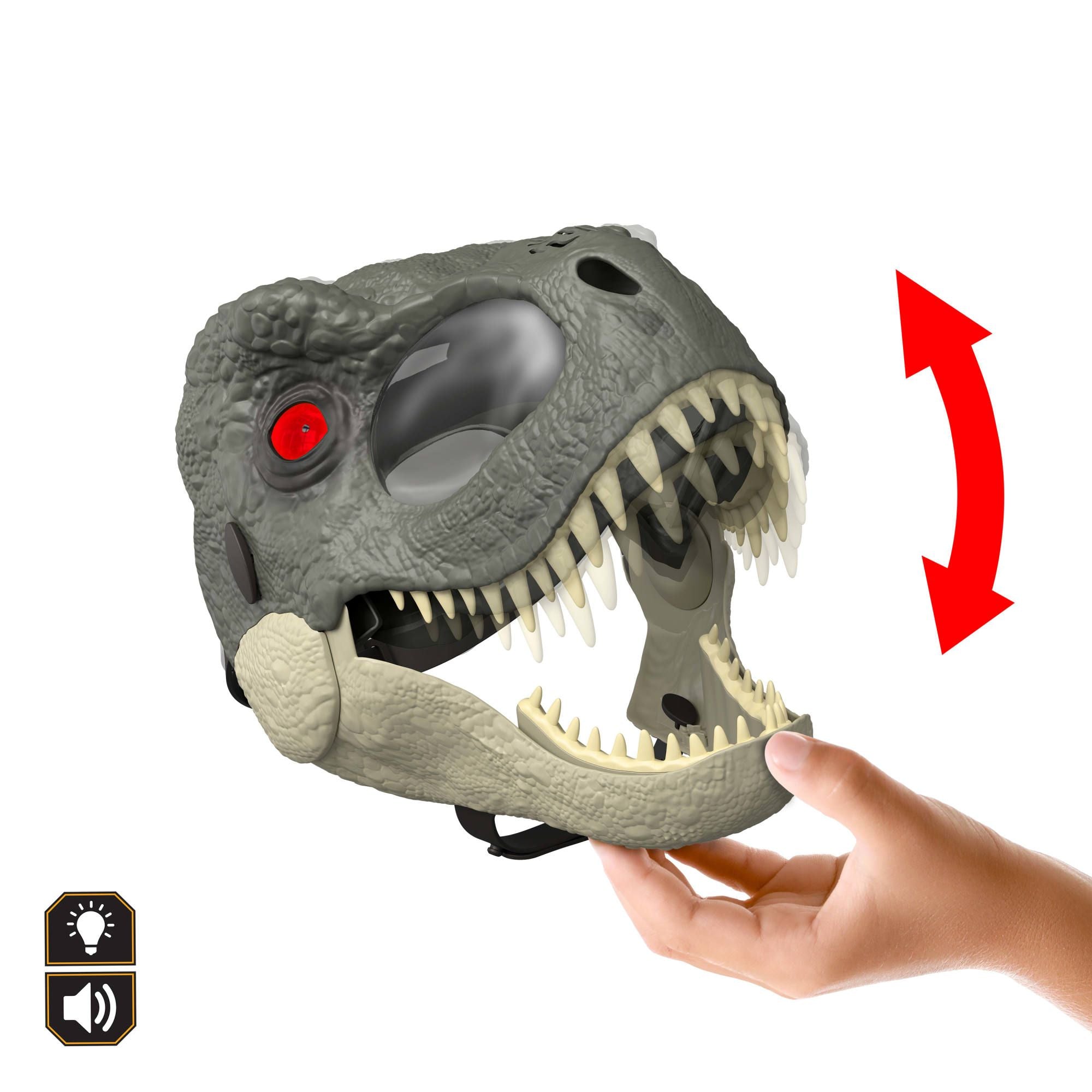 Jurassic World Rebirth Rage N Roar Tyrannosaurus Rex Mask