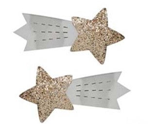 Pink Poppy Metallic Shooting Star Hairclips Assorted Styles