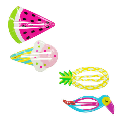 Pink Poppy Summer Fun Shapes Hairclips Assorted Styles