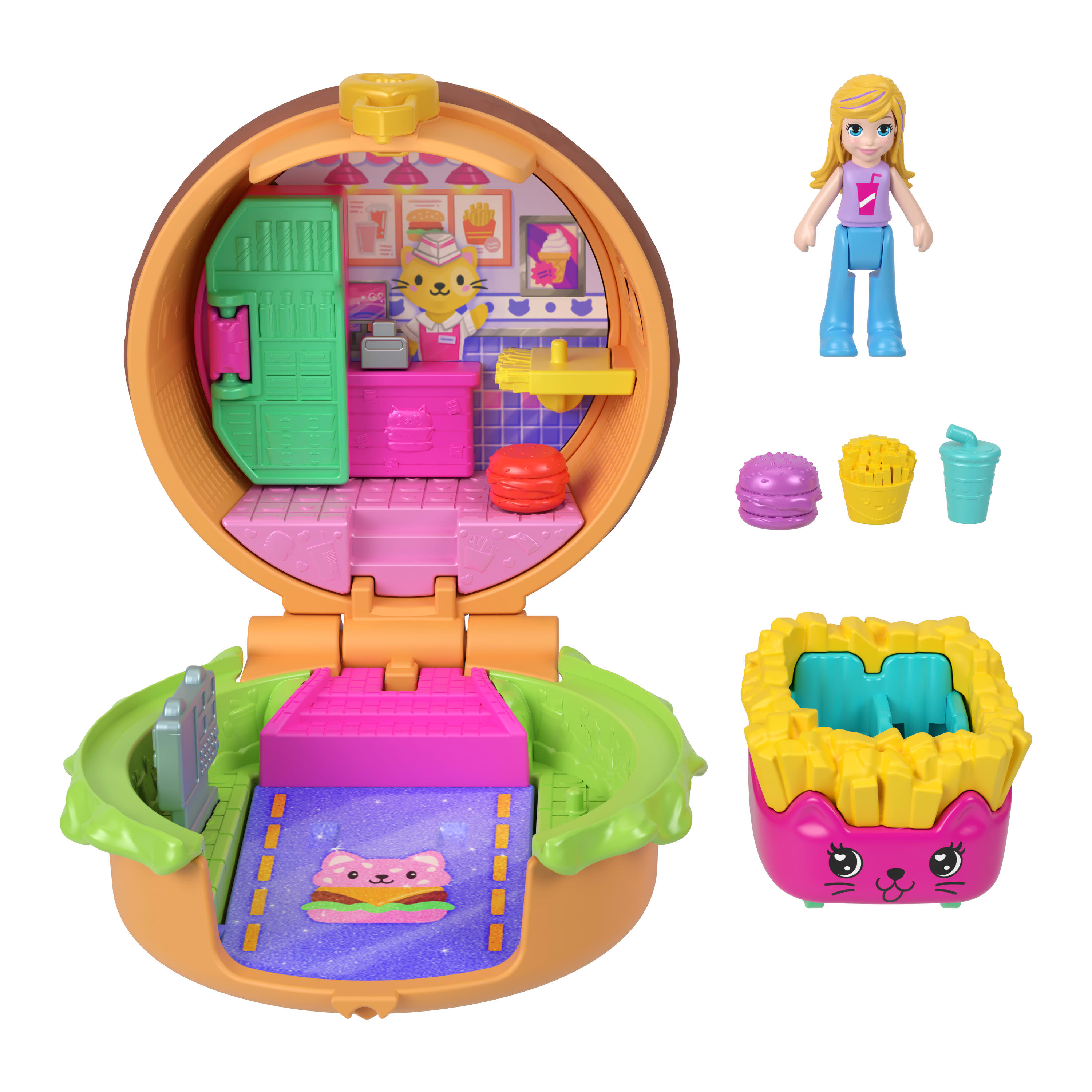 Polly Pocket Tiny Take Out Reveal Compact Playset Assorted Styles