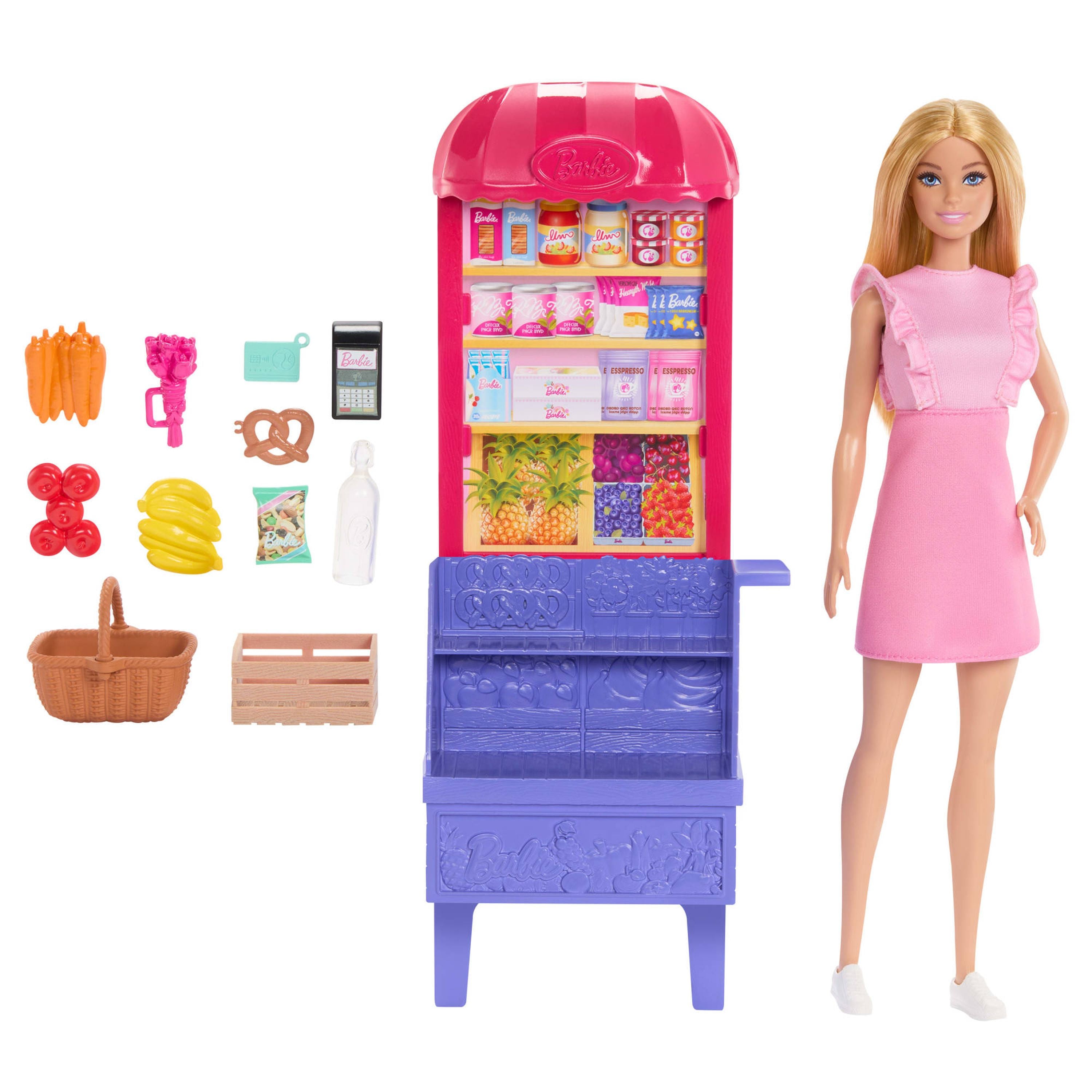 Barbie Malibu At The Market Doll & Playset
