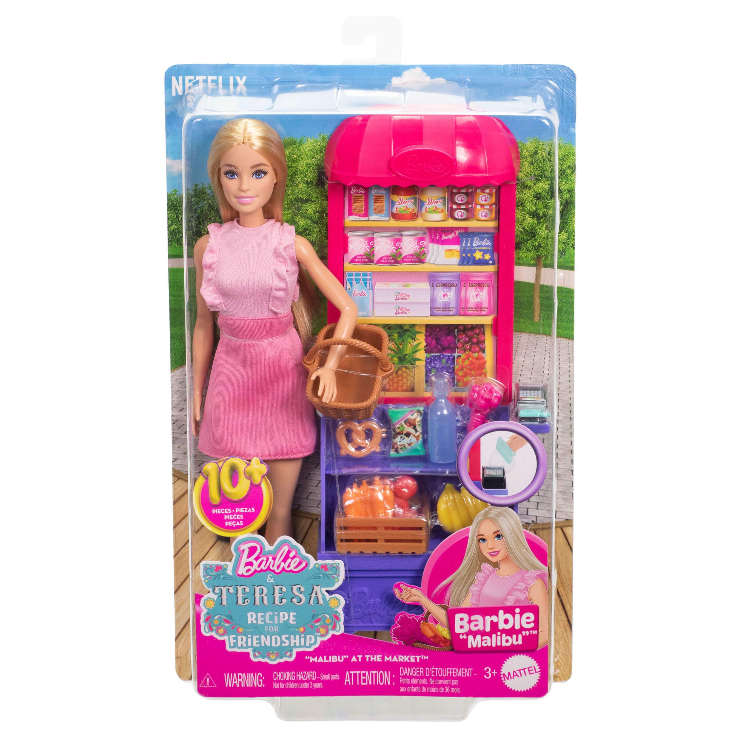 Barbie Malibu At The Market Doll & Playset