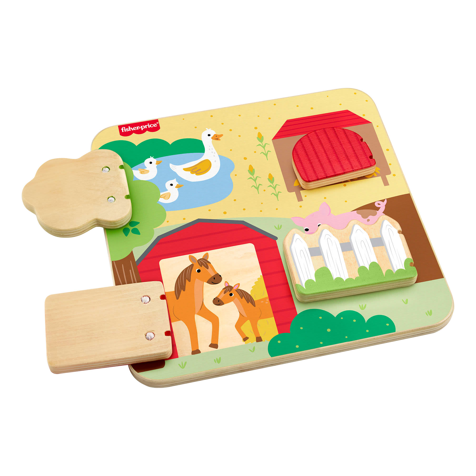 Fisher-Price Wood Farm Animal Board
