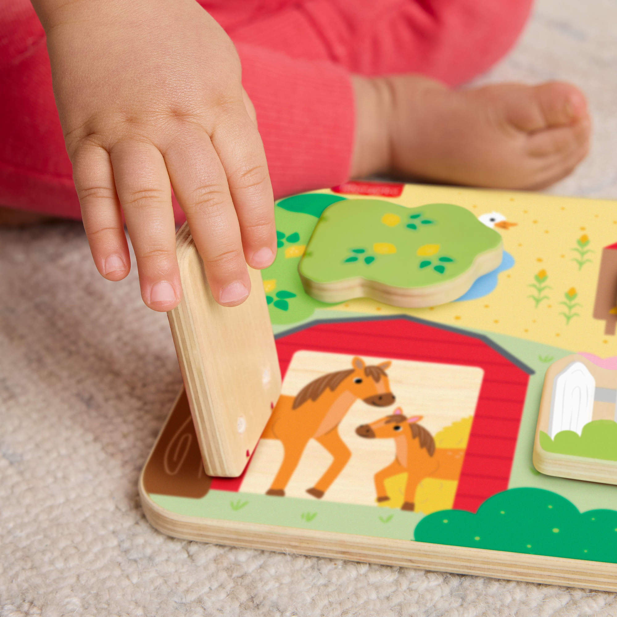 Fisher-Price Wood Farm Animal Board