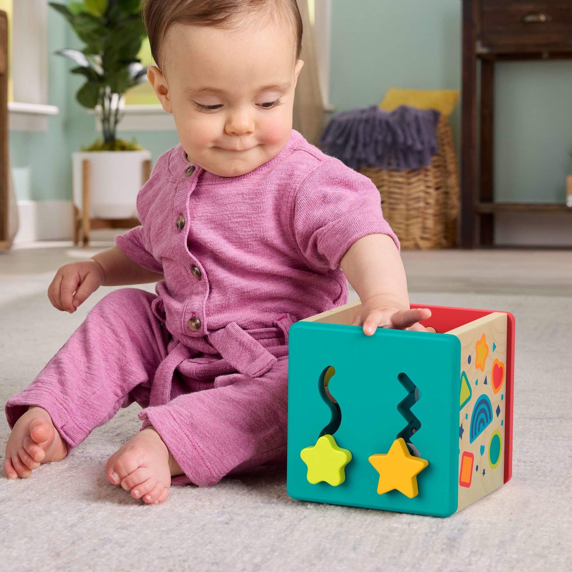 Fisher-Price Wooden Activity Cube – Toyworld NZ