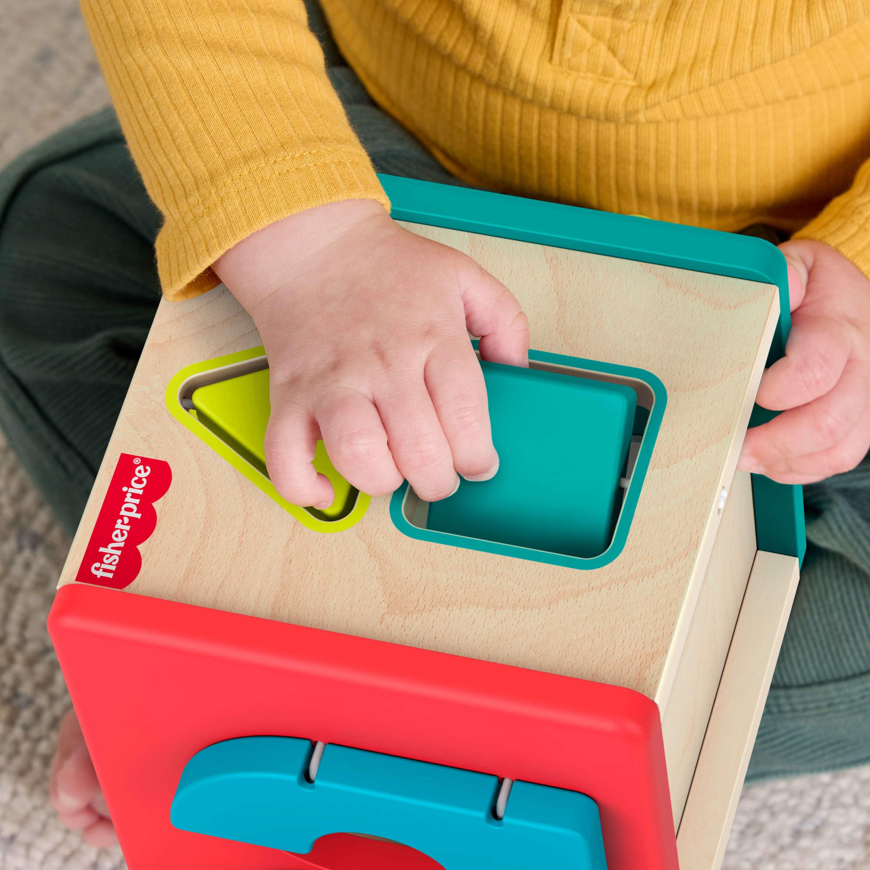 Fisher-Price Wooden Activity Cube