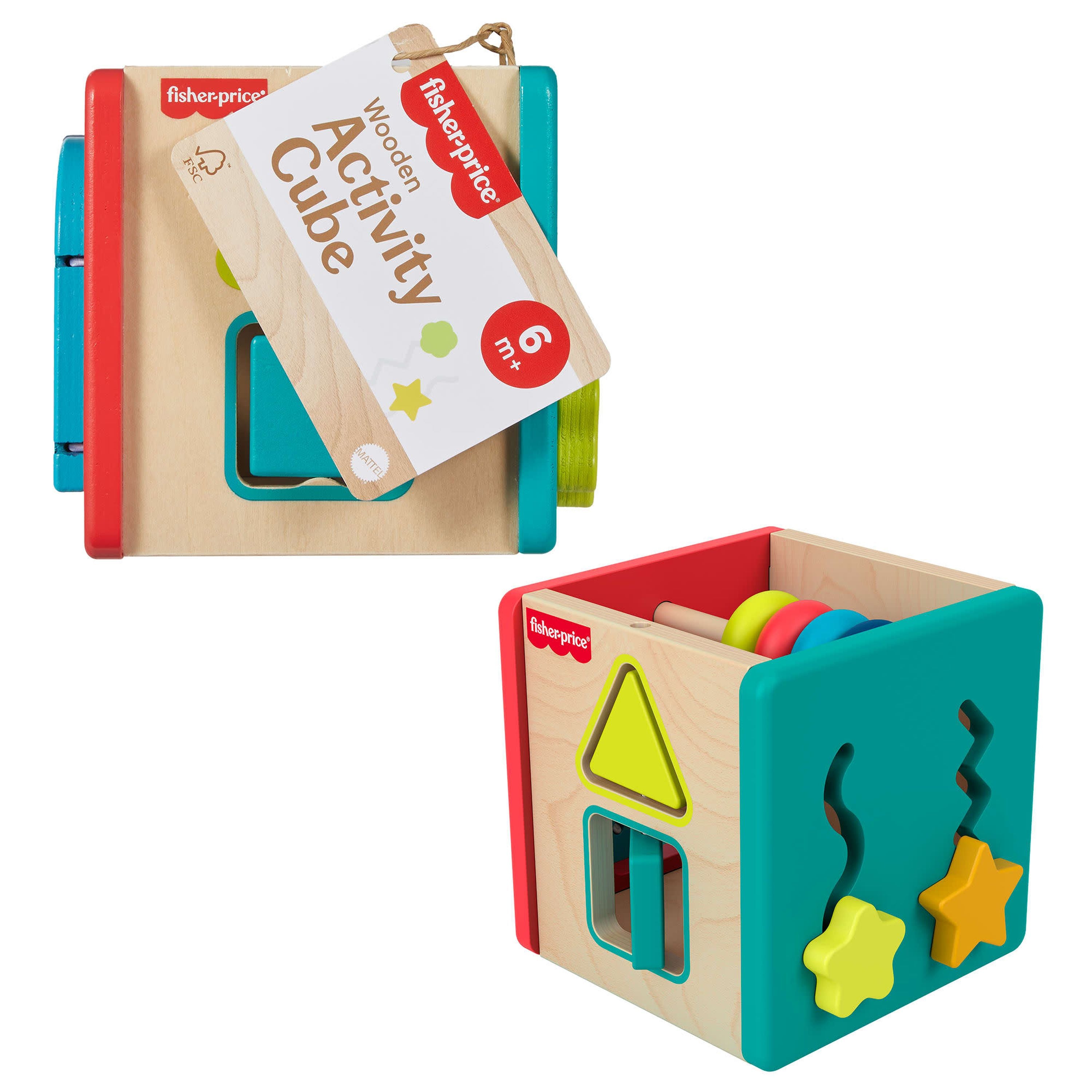 Fisher-Price Wooden Activity Cube