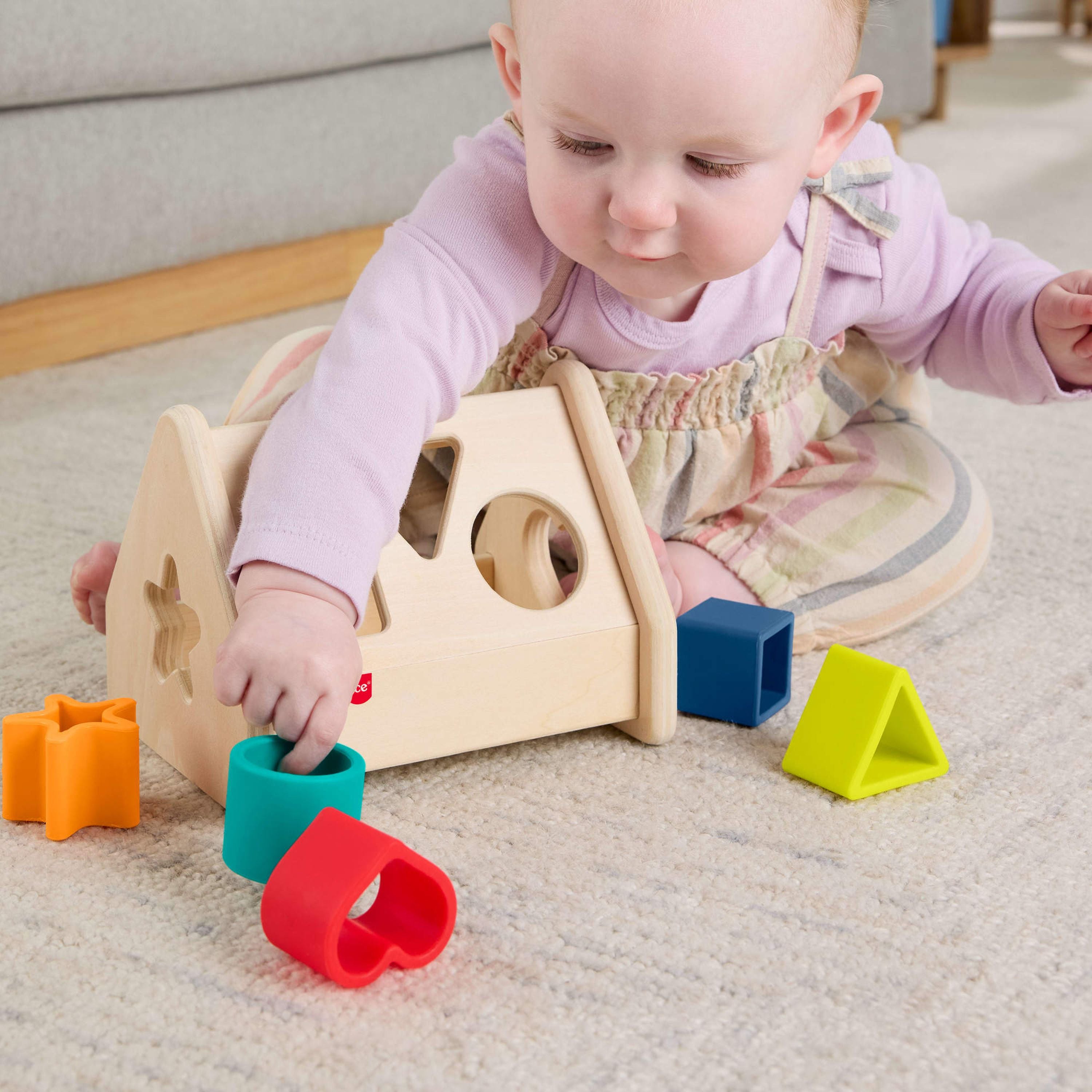Fisher-Price Wooden Silicone Shape Sorter