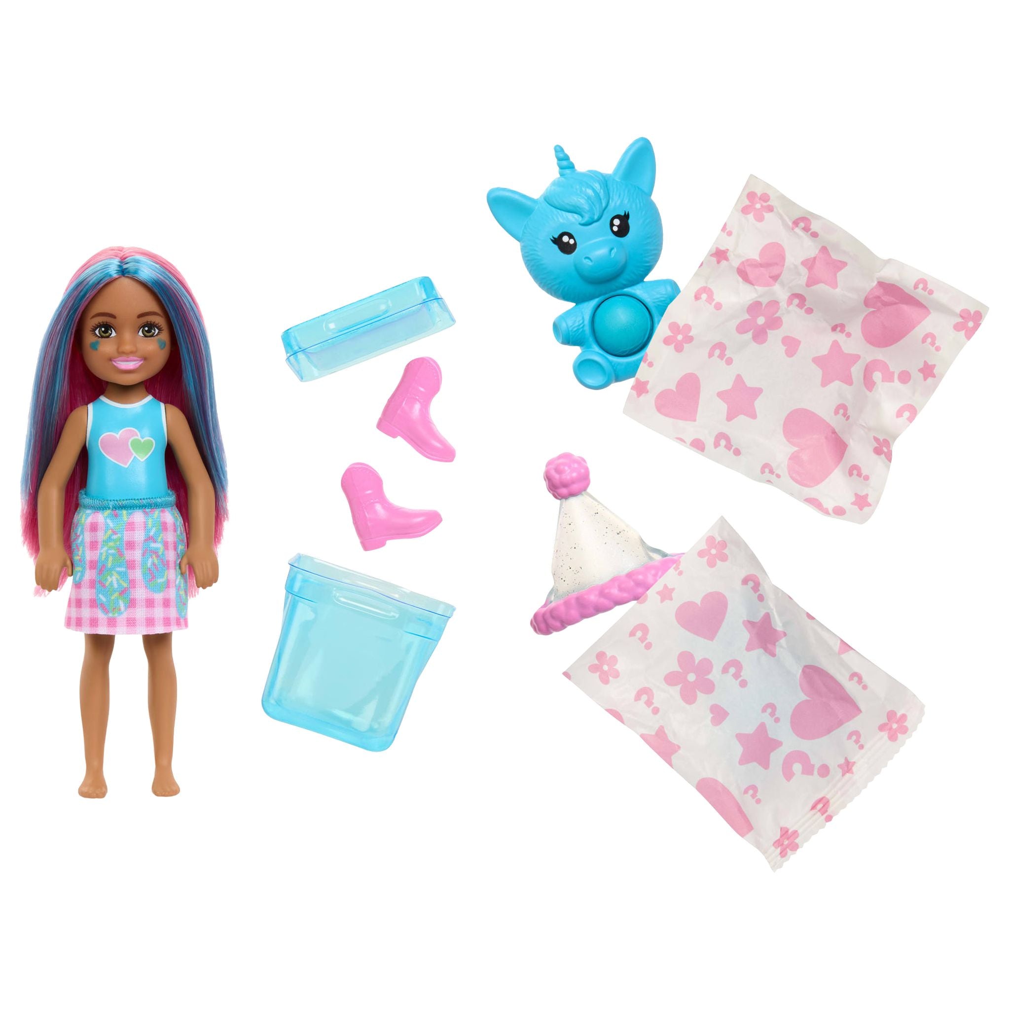 Barbie Chelsea Doll Pop Reveal Shakes Series Blind Box