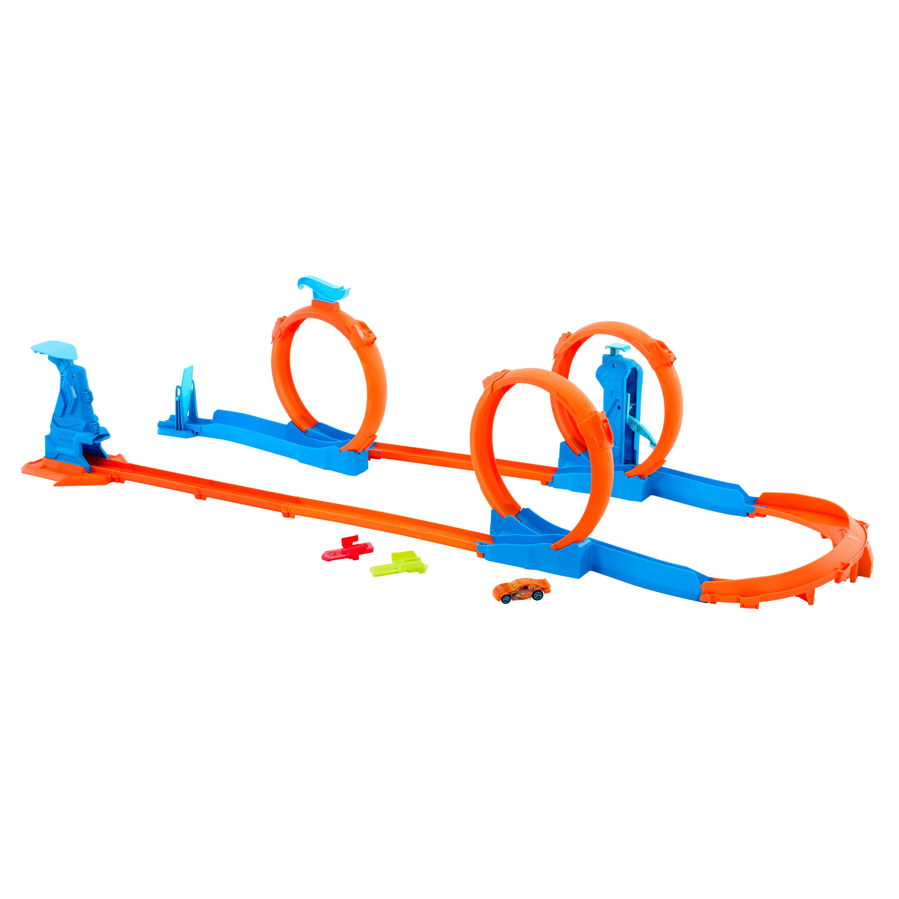 Hot Wheels Track Creator Triple Loop Speed Kit