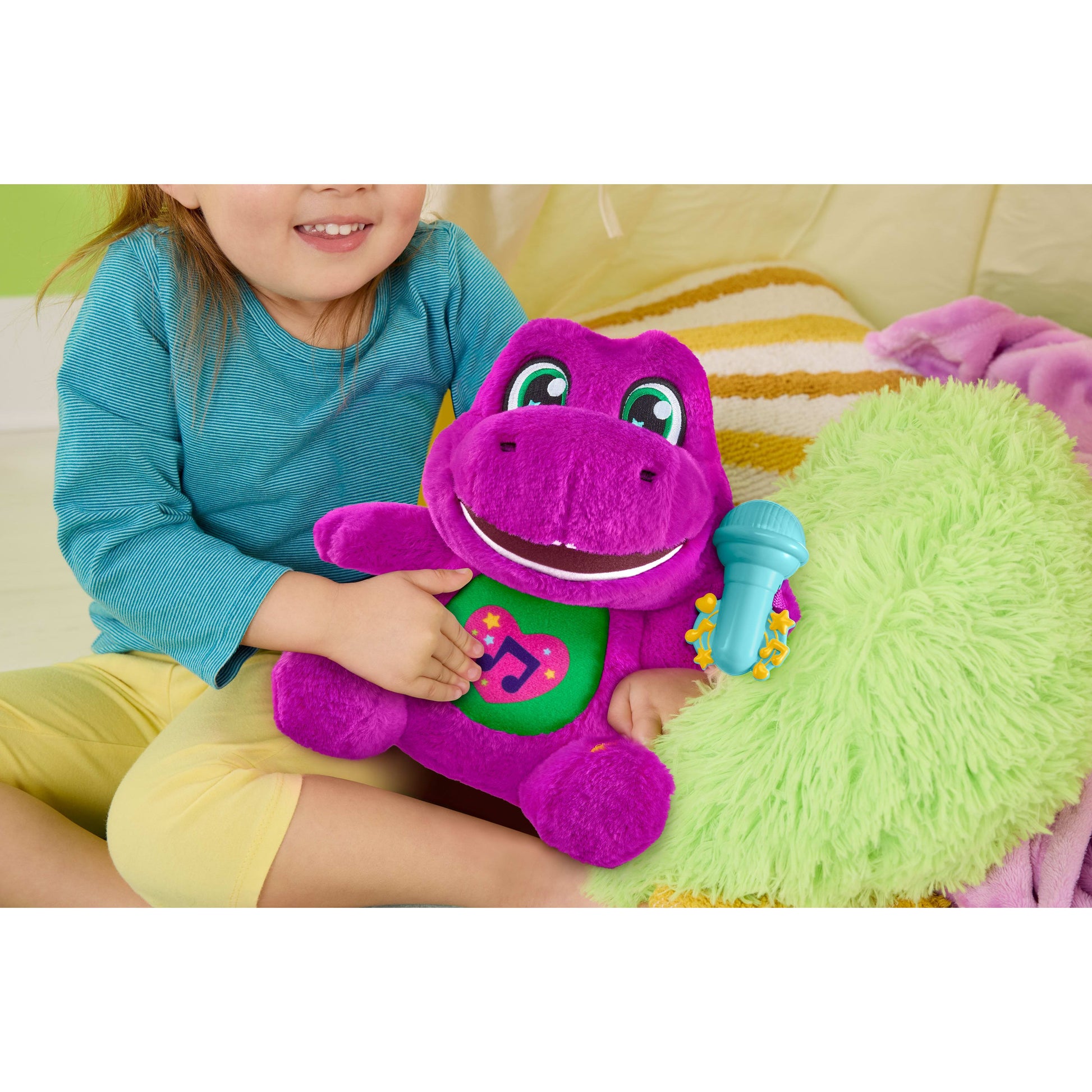 Barney's World Sing-Along Barney Plush - Toyworld NZ