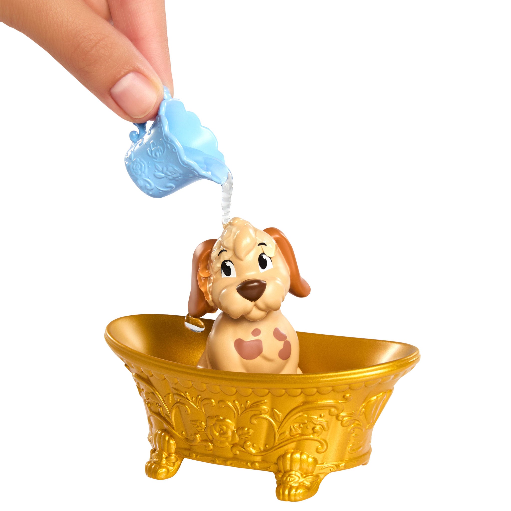 Disney Princess Bathe & Brush Belle Doll with Puppy