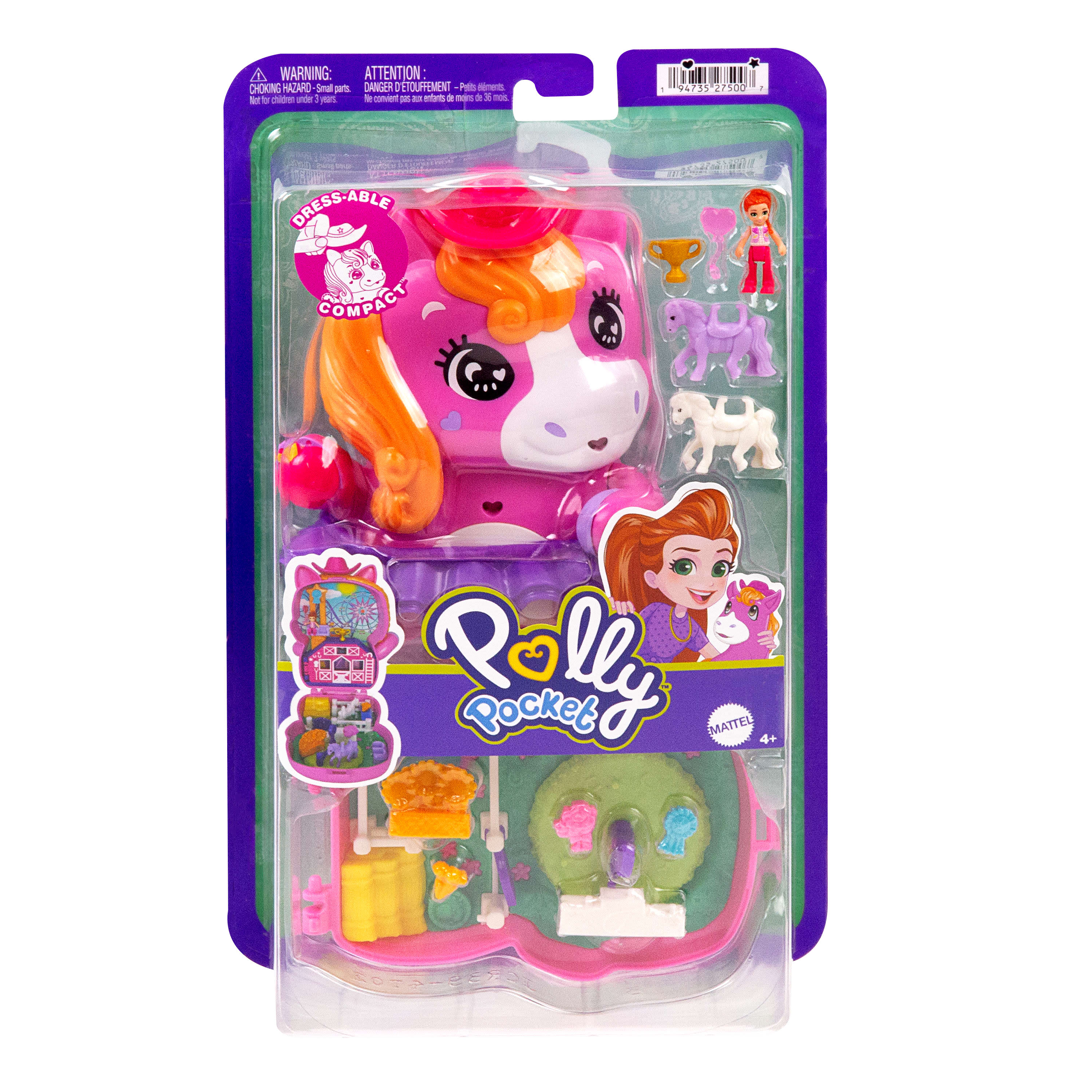 Polly Pocket World Core Compact Pony Rodeo