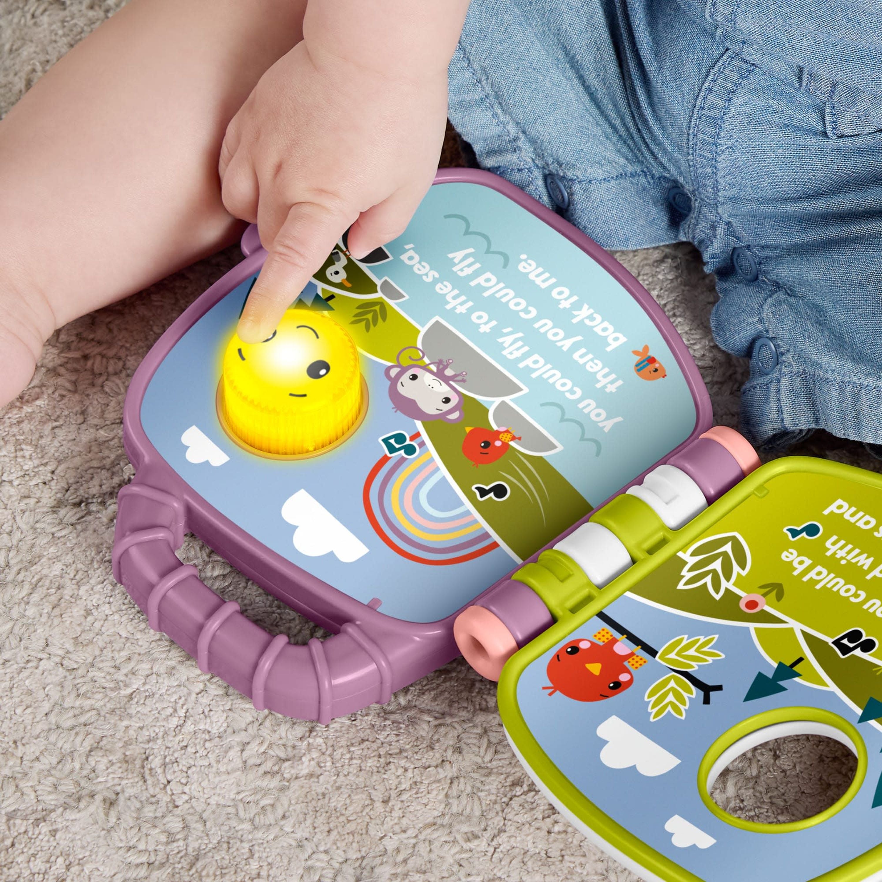 Fisher-Price The Purple Monkey Musical Storybook