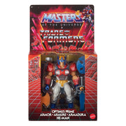 Masters of the Universe x Transformers Optimus Prime Armor He-Man Action Figure