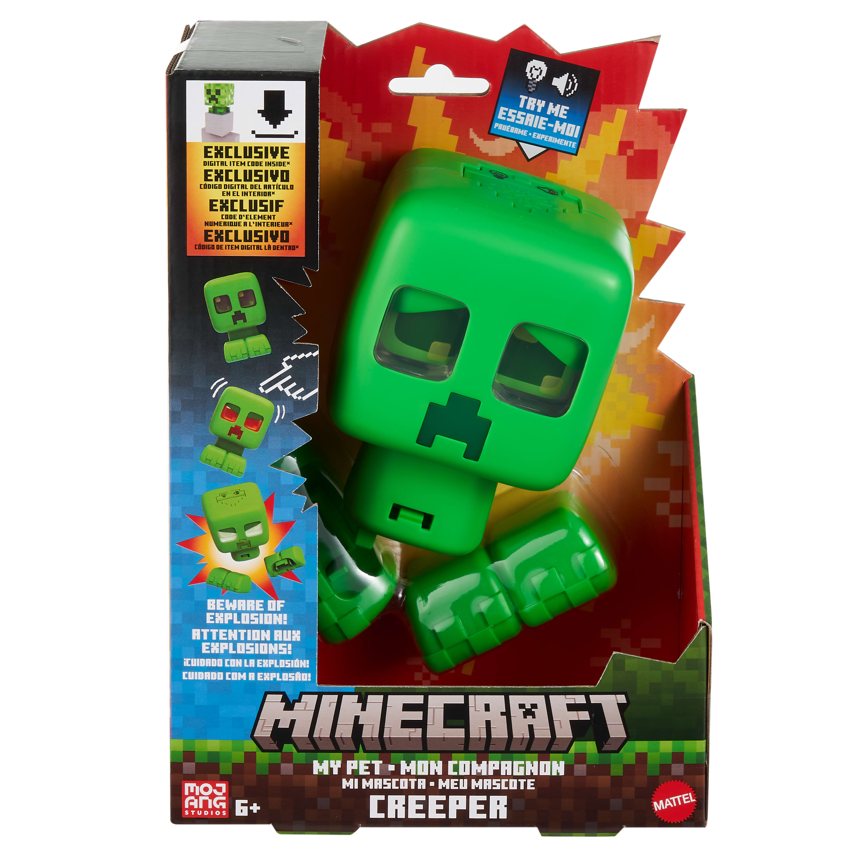 Minecraft My Pet Creeper Feature Figure