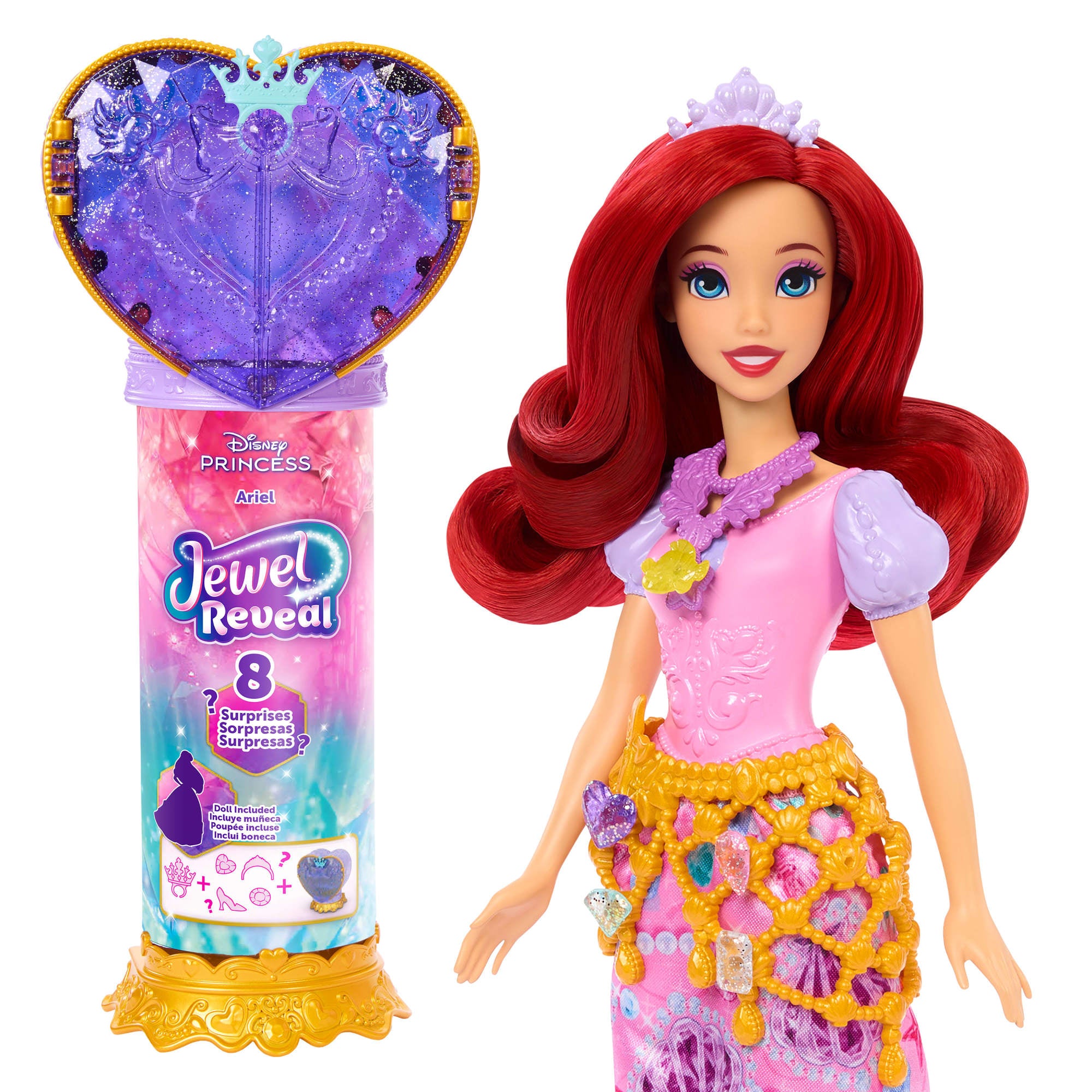 Disney Princess Jewel Reveal Doll - Ariel