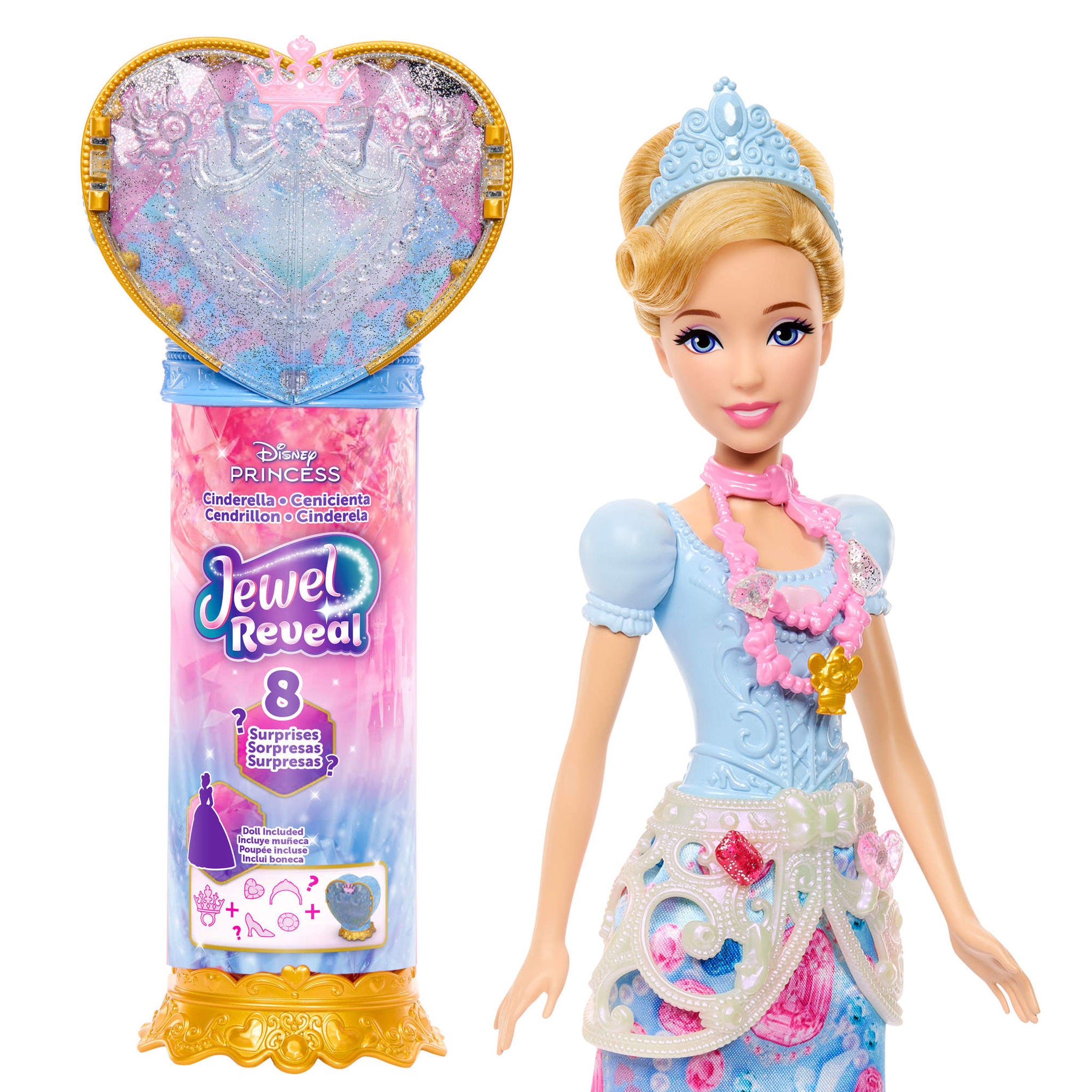Disney Princess Jewel Reveal Doll - Cinderella
