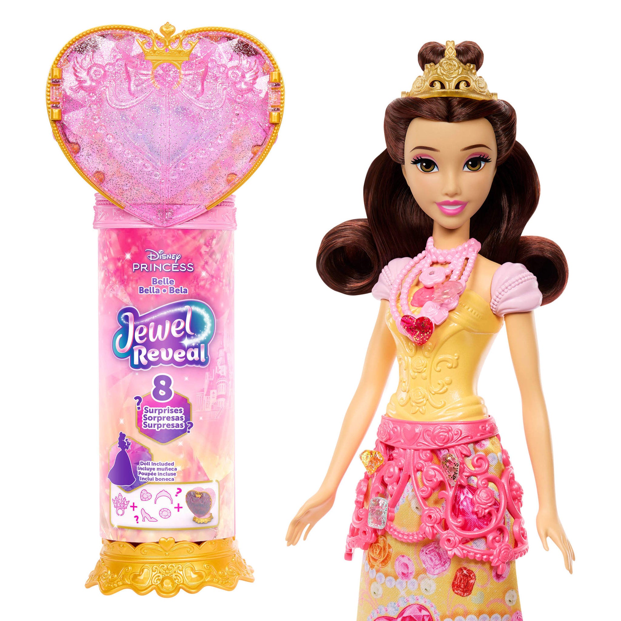 Disney Princess Jewel Reveal Doll - Belle