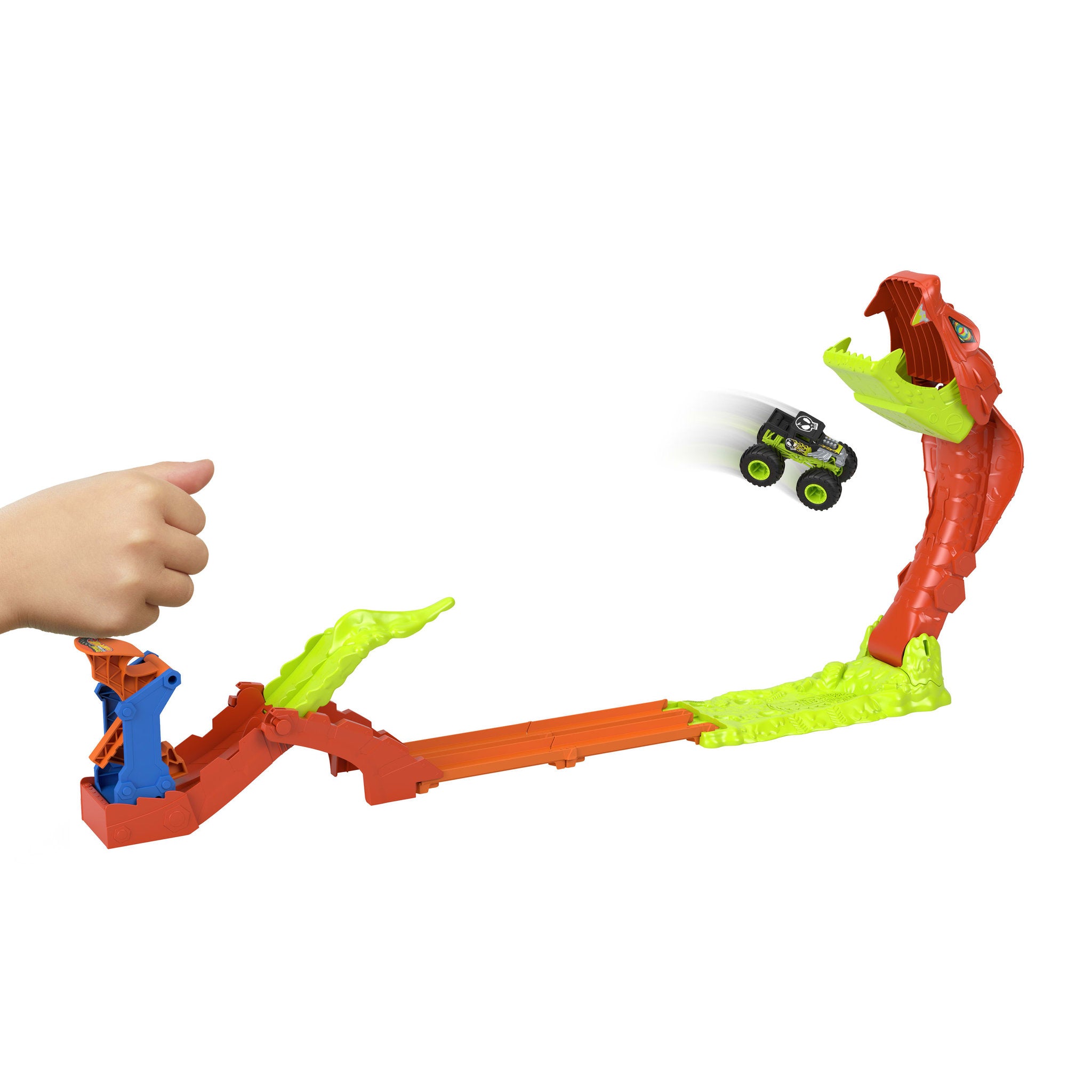 Hot Wheels Monster Trucks Snake Bite Slam Out - Toyworld NZ