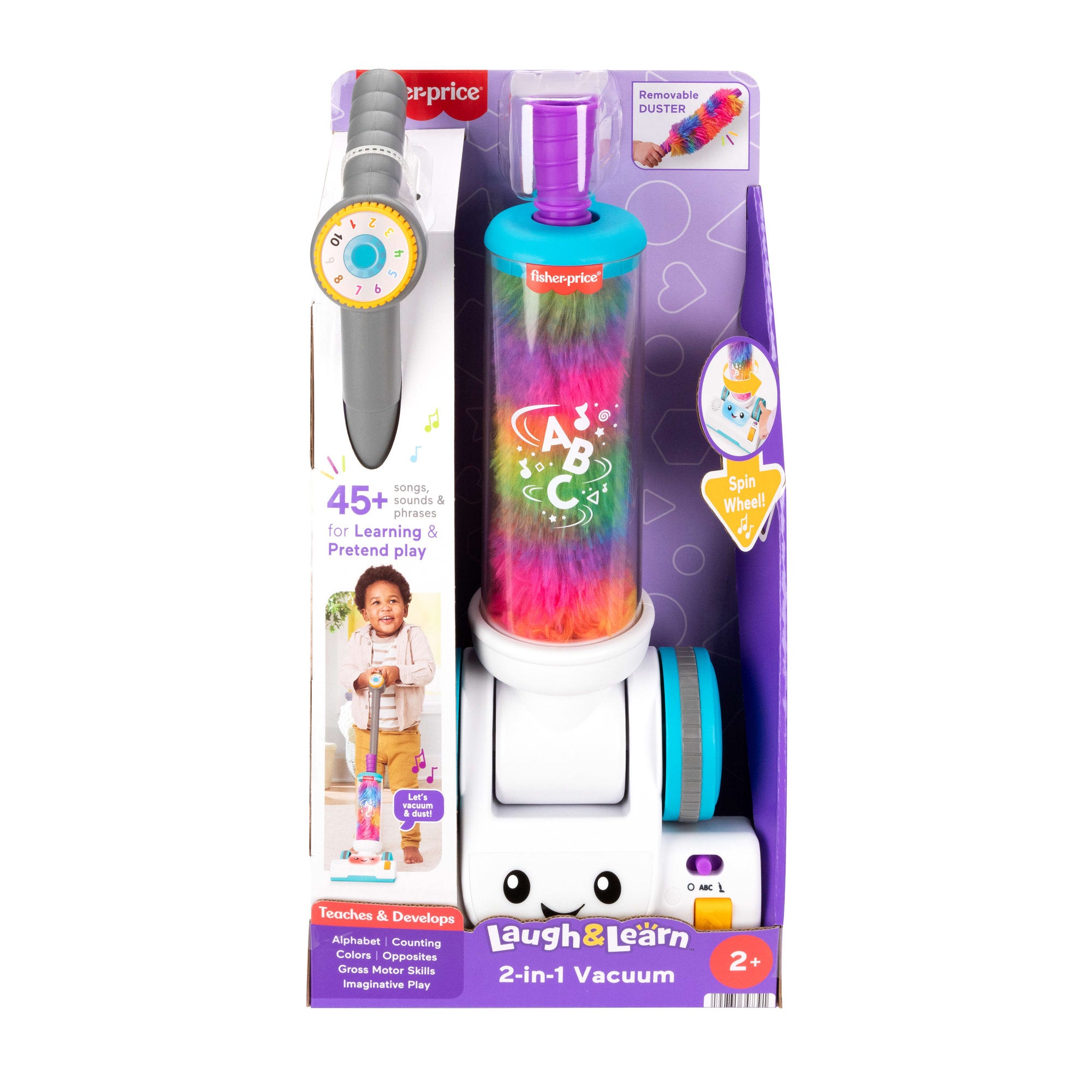 Fisher-Price Laugh & Learn 2-In-1 Vacuum – Toyworld NZ