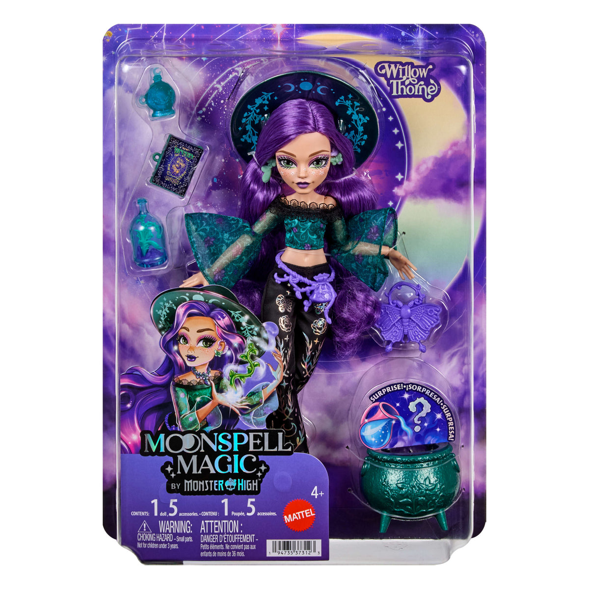 Monster High Moonspell Willow Thorne Doll - Toyworld NZ