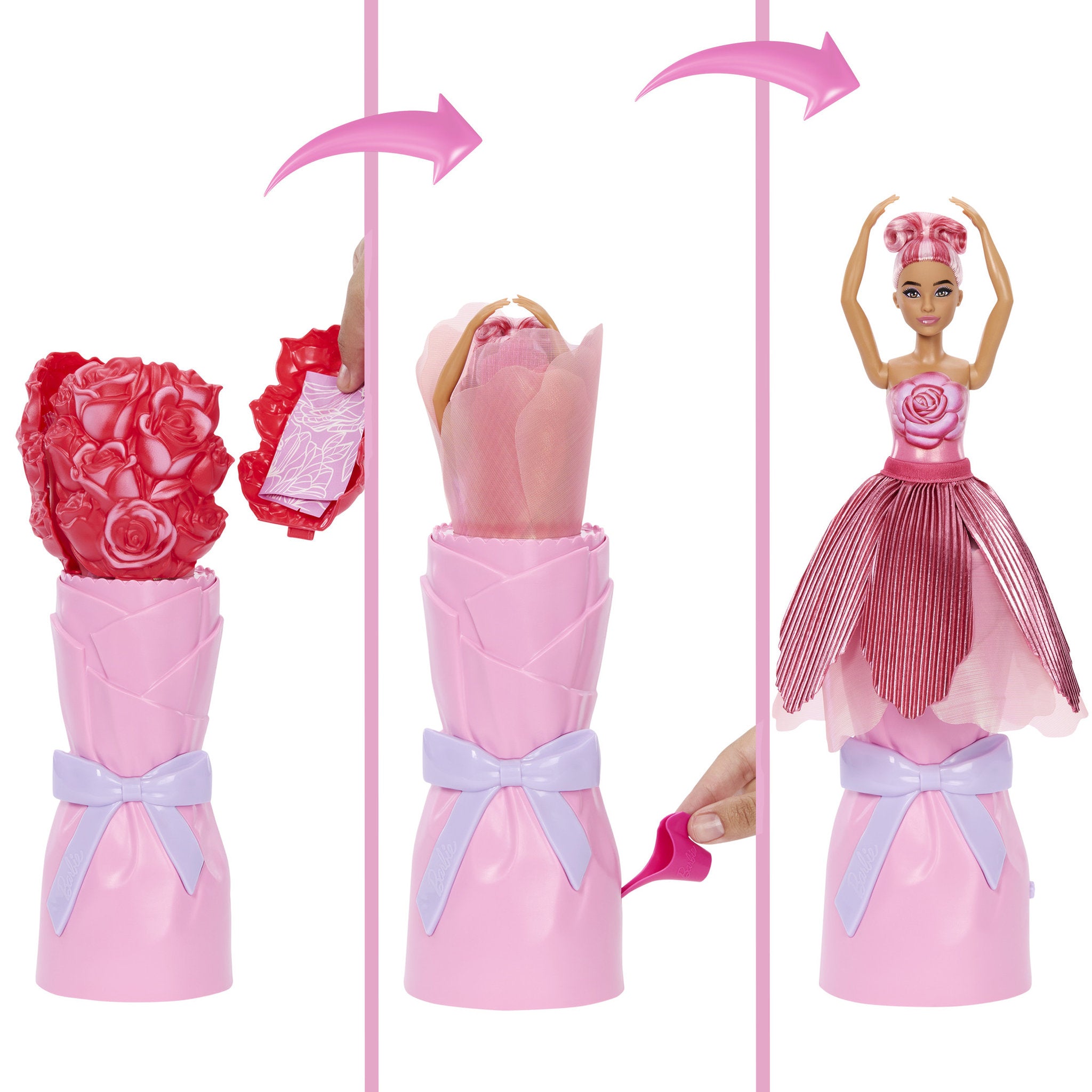 Barbie Reveal Petal Pop - Rose
