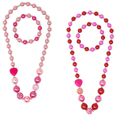 Pink Poppy Be My Valentine Necklace & Bracelet Set Assorted Styles