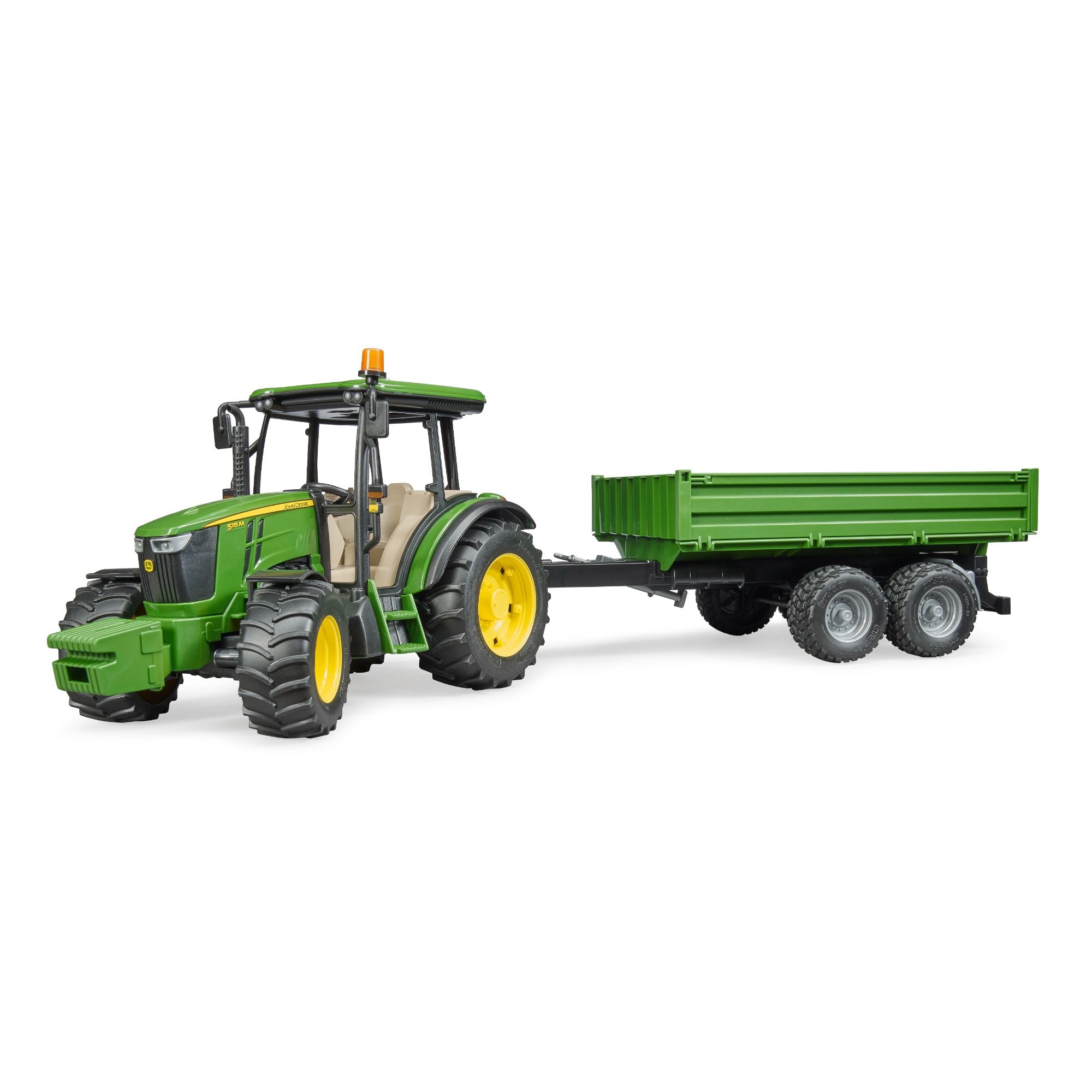 Bruder John Deere 5115M With Tipping Trailer