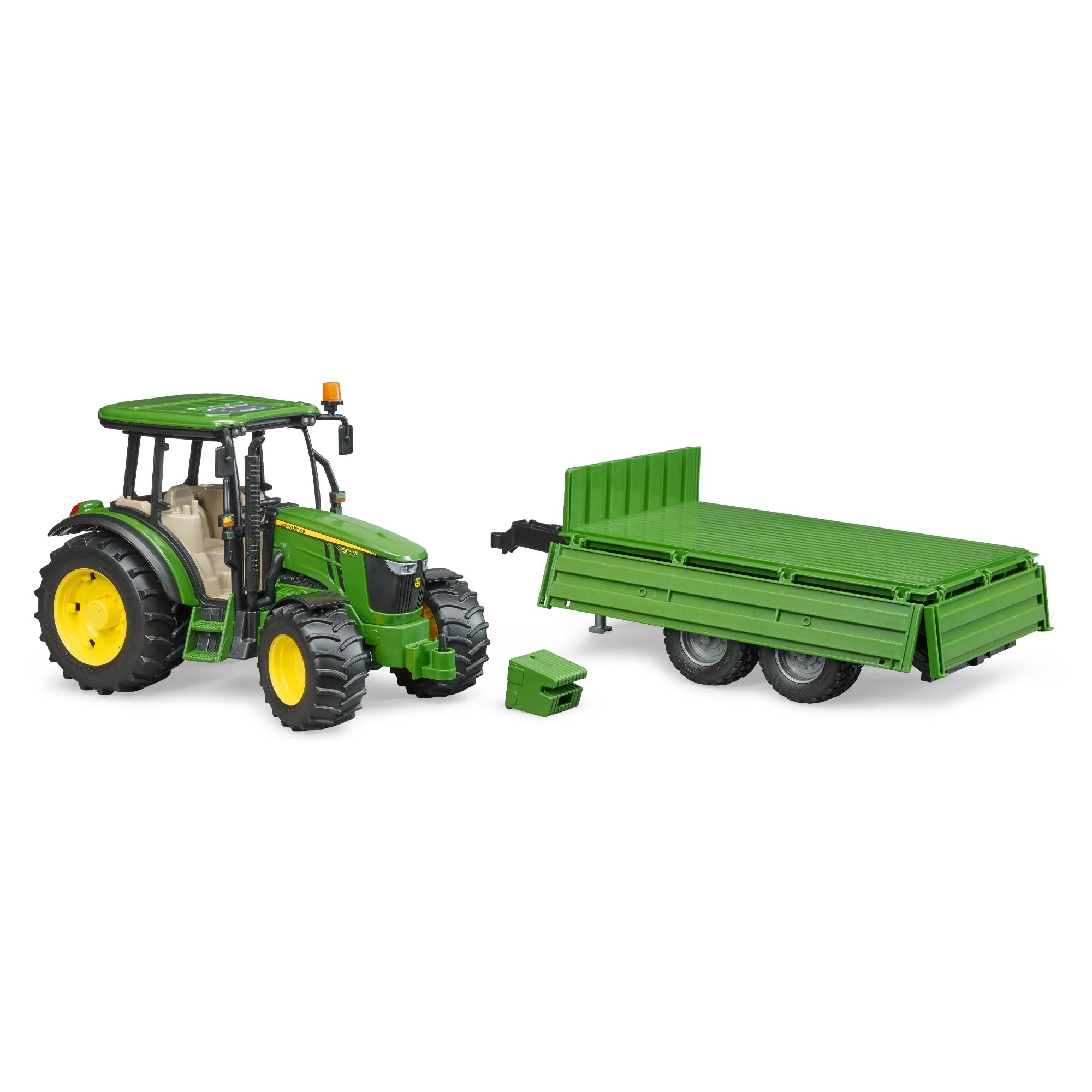 Bruder John Deere 5115M With Tipping Trailer