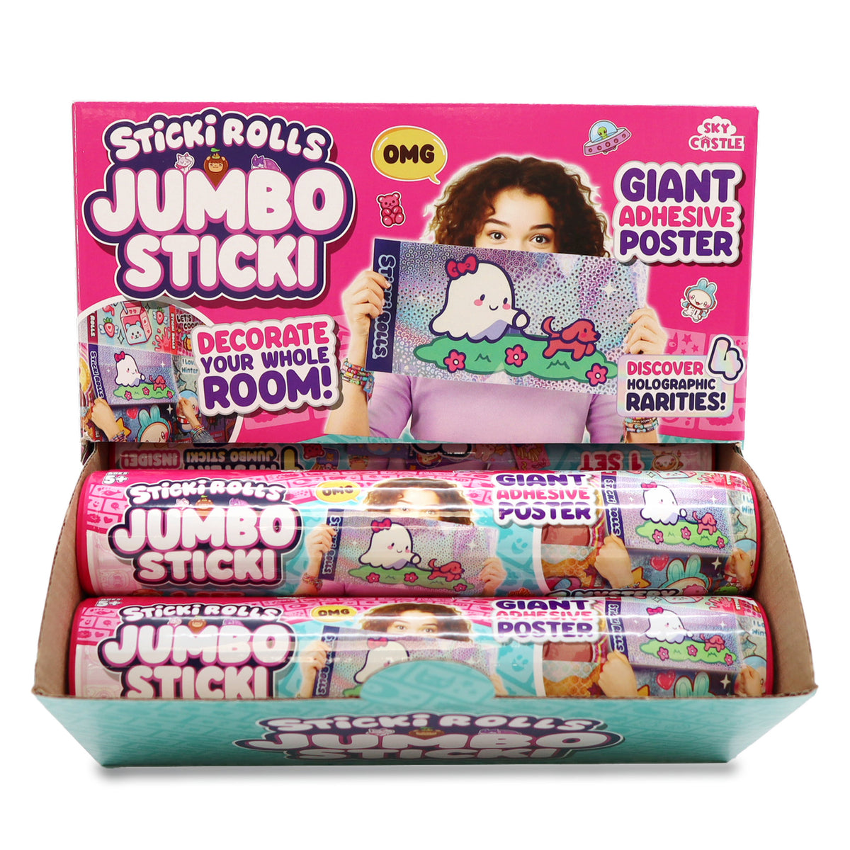 Sticki Rolls Series 1 Jumbo Sticki Roll CDU - Toyworld NZ
