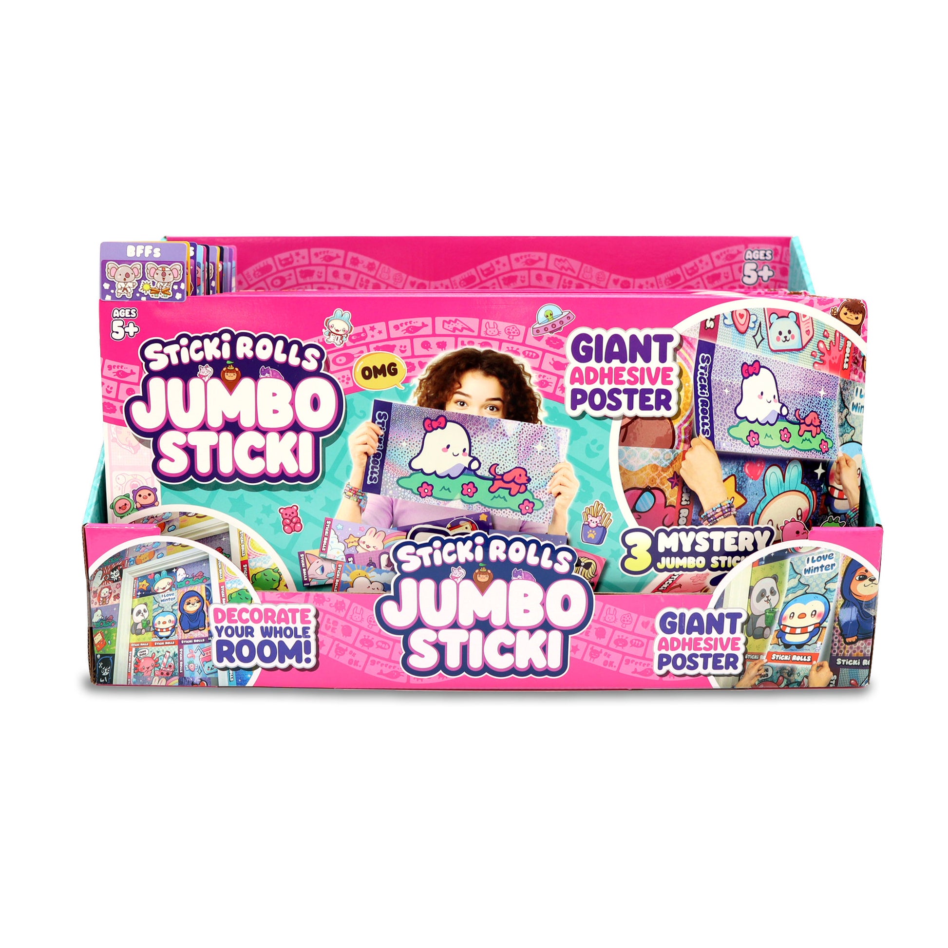Sticki Rolls Jumbo Sticki 3 Pack - Toyworld NZ