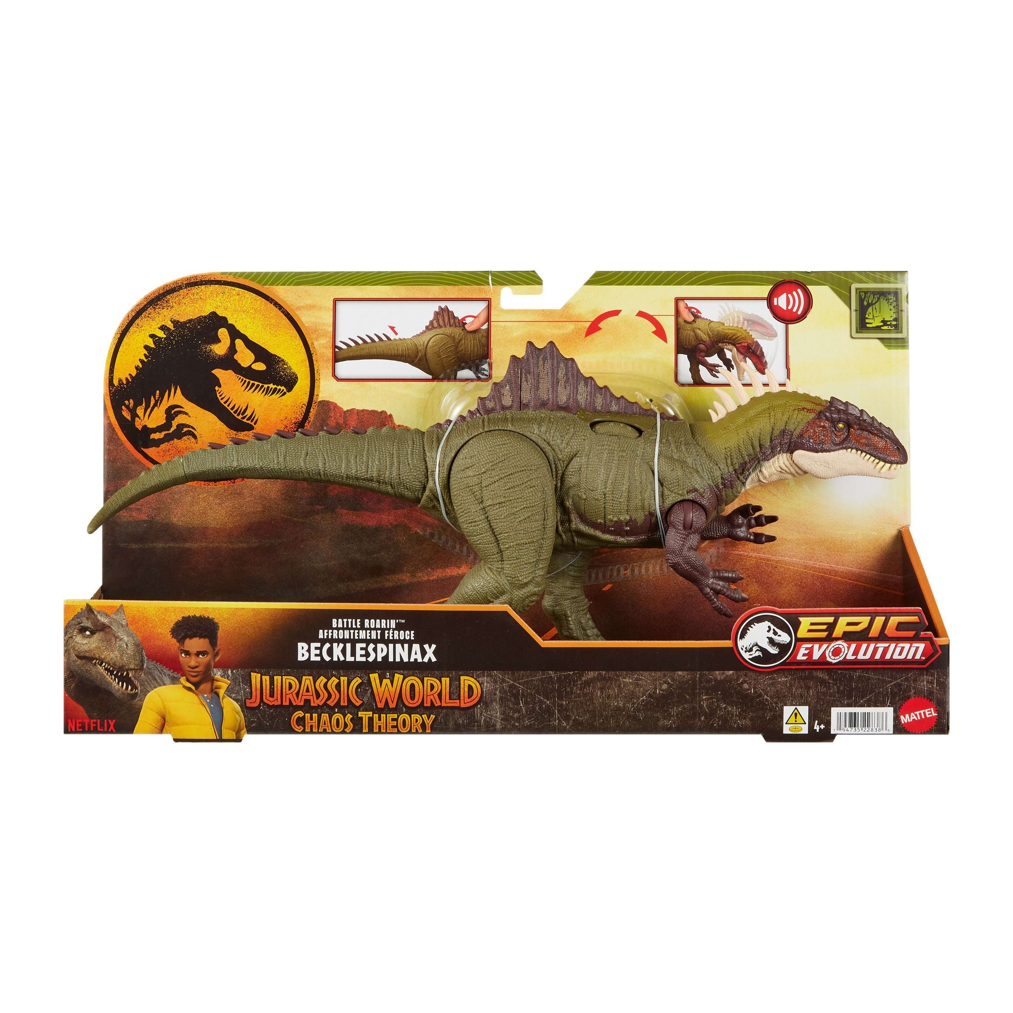 Jurassic World Battle Roar Becklespinax